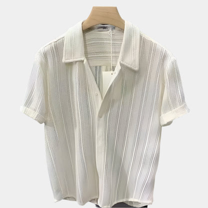 Zeke - Polo confortable pour homme Beige