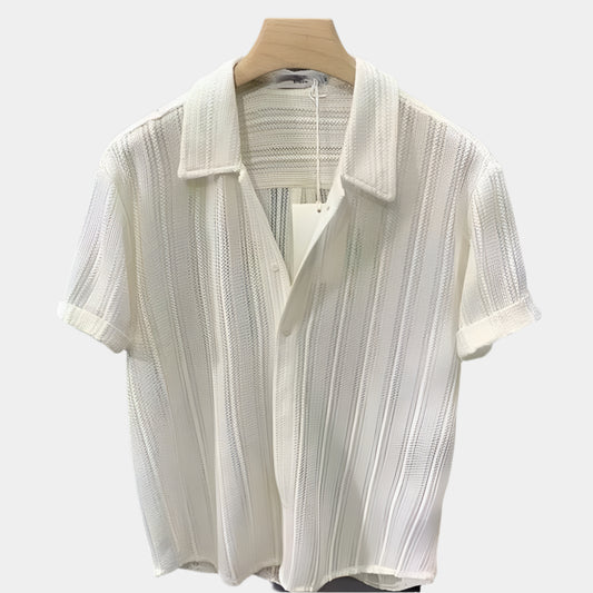 Zeke - Polo confortable pour homme Beige