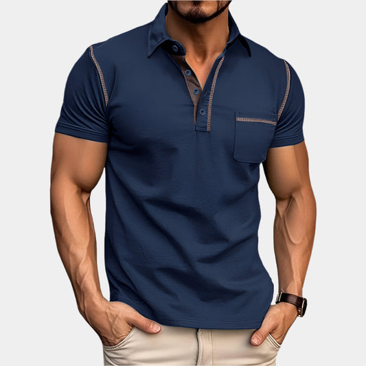 Corbin - Polo stylé et élégant pour homme Marine Bleu