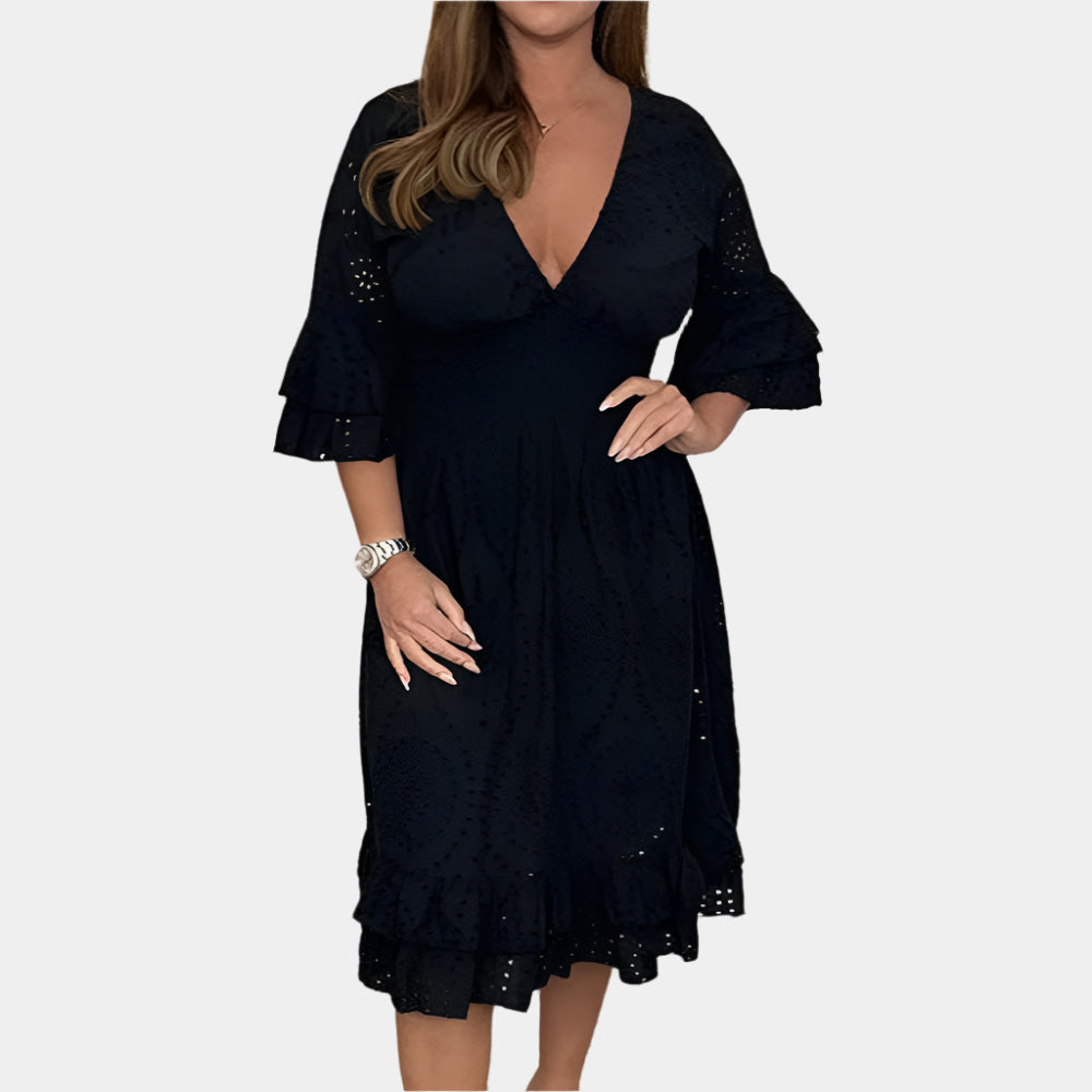 Belle - Robe élégante et douce pour femmes Noir