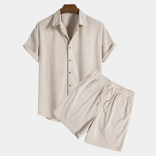 Trevor - Ensemble élégant pour hommes Beige