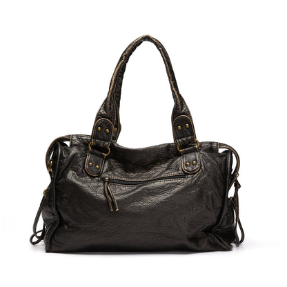 Emma – Sac à main noir élégant pour les cours