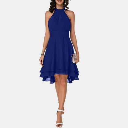 Raelynn - Robe sans manches chic et élégante pour femme Bleu
