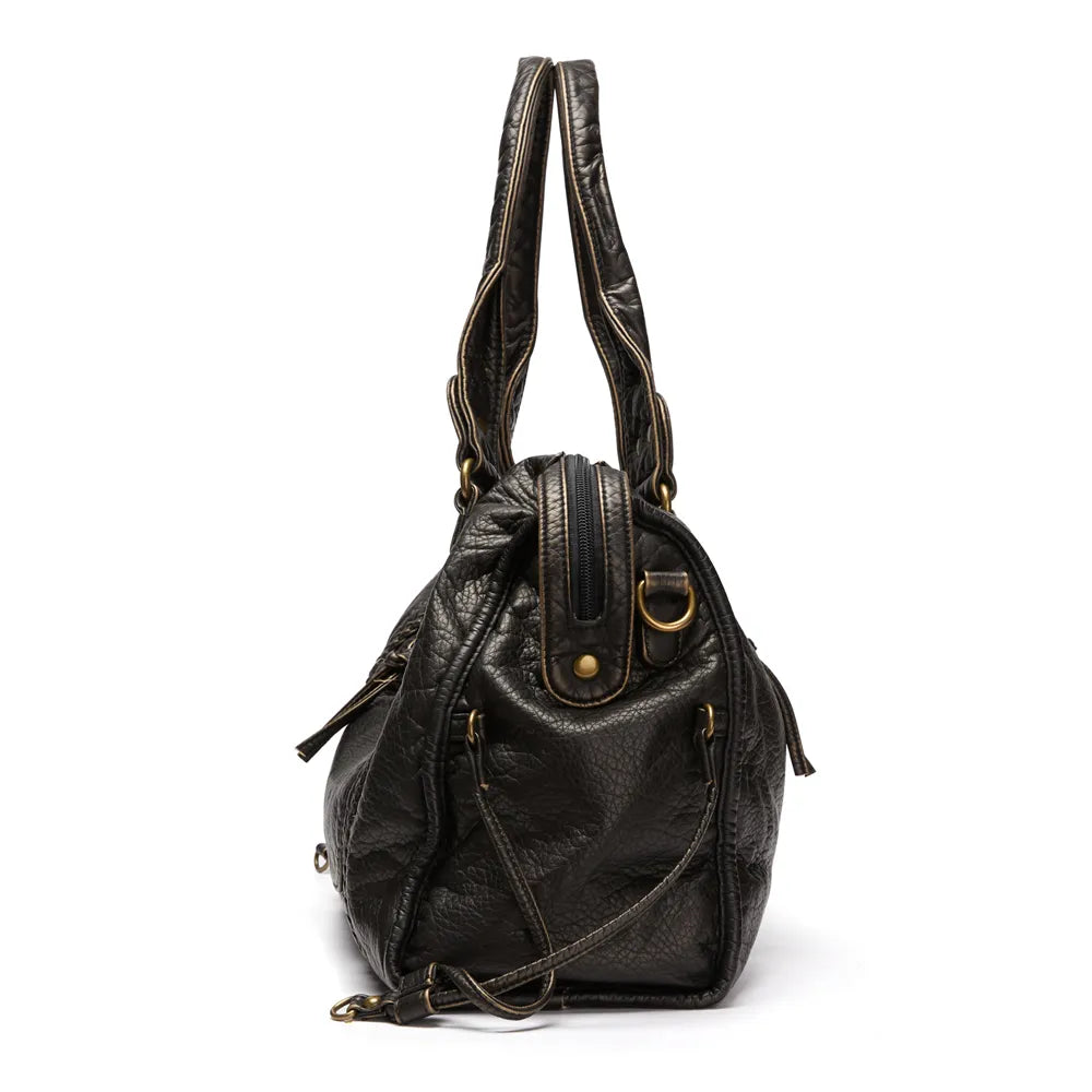 Emma – Sac à main noir élégant pour les cours