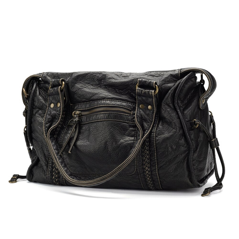 Emma – Sac à main noir élégant pour les cours