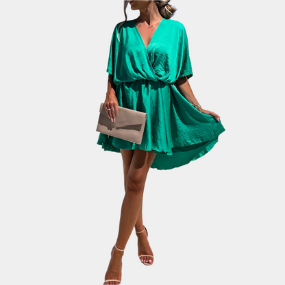 Rosalie - Robe élégante et fluide pour un style chic et tendance Vert foncé