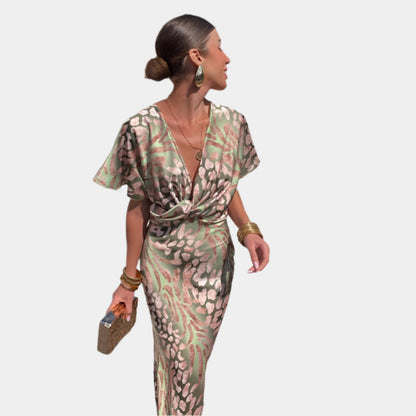 Amia - Robe élégante et confortable Multicolore