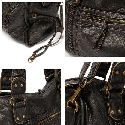 Emma – Sac à main noir élégant pour les cours