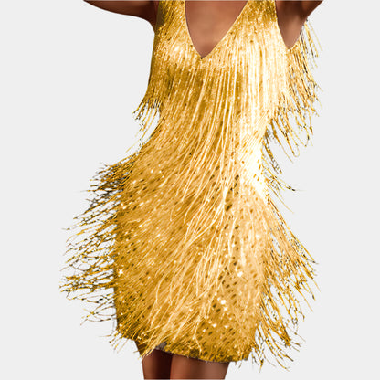 Isabella - Robe élégante et confortable pour femme Jaune