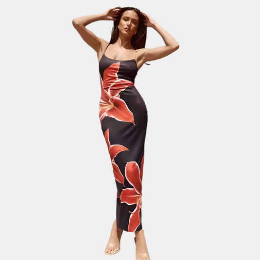 Amalia - Robe élégante et confortable pour femmes Noir
