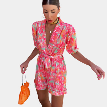 Cordelia - Tenue élégante et chic pour femme Rose