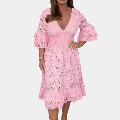 Belle - Robe élégante et douce pour femmes Rose