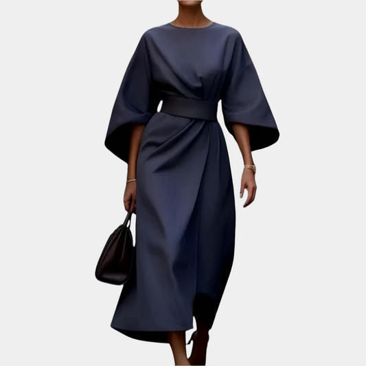 Mabel - Robe élégante et confortable pour femmes Bleu Marine