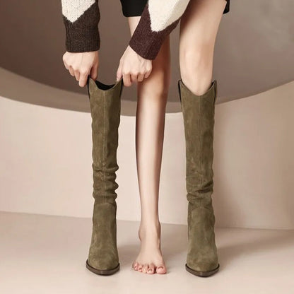 Luna - Bottes À Hauteur De Genou Ultra-Confortables et Tendance pour Femme
