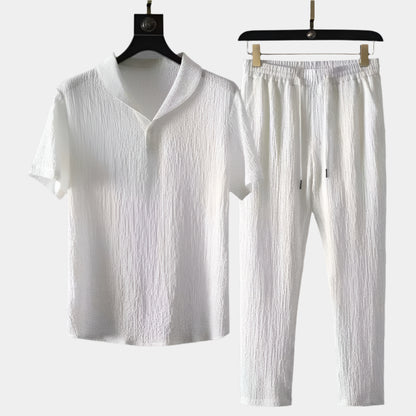Jordan - Ensemble confortable et élégant pour hommes Blanc