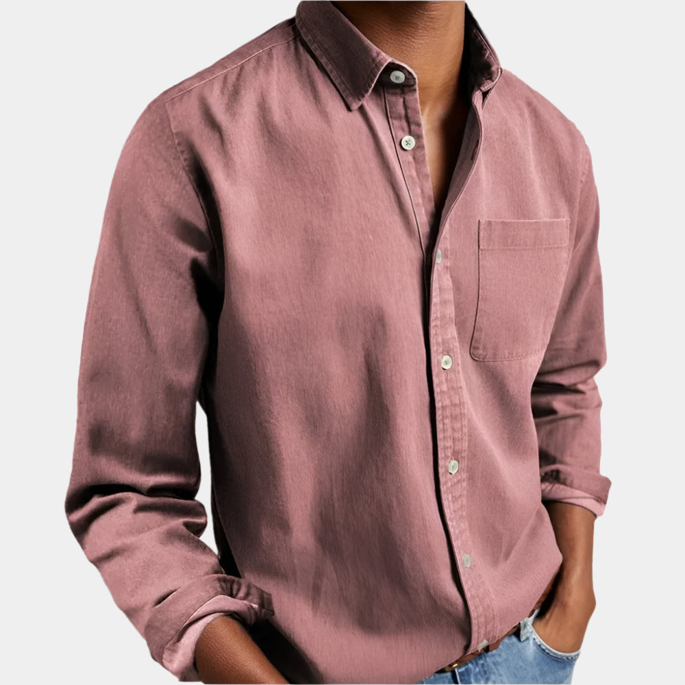 Calix - Polo élégant et confortable pour hommes Rose