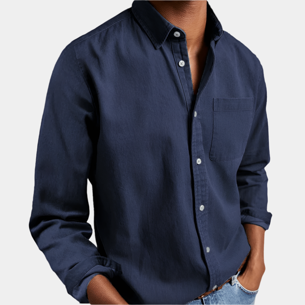 Calix - Polo élégant et confortable pour hommes Marine Bleu