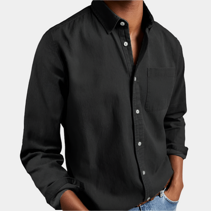 Calix - Polo élégant et confortable pour hommes Noir