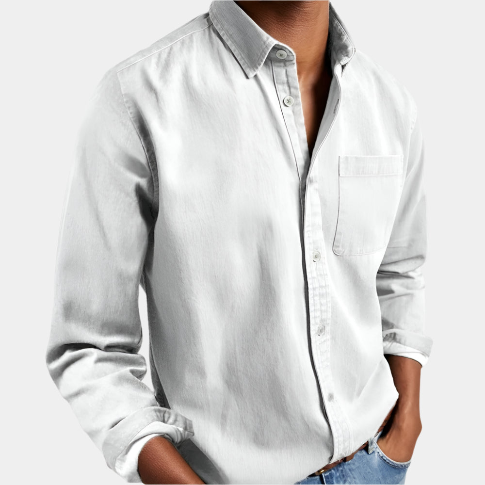 Calix - Polo élégant et confortable pour hommes Blanc