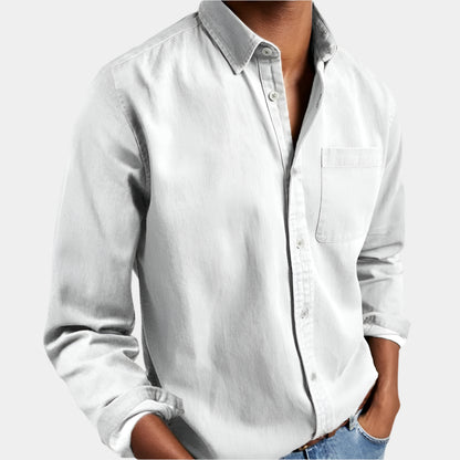 Calix - Polo élégant et confortable pour hommes Blanc