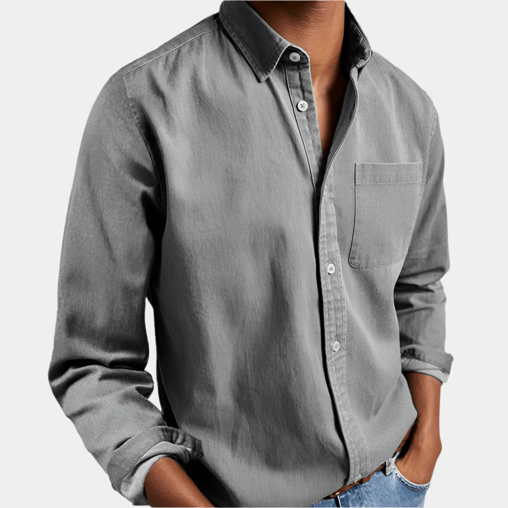 Calix - Polo élégant et confortable pour hommes Gris