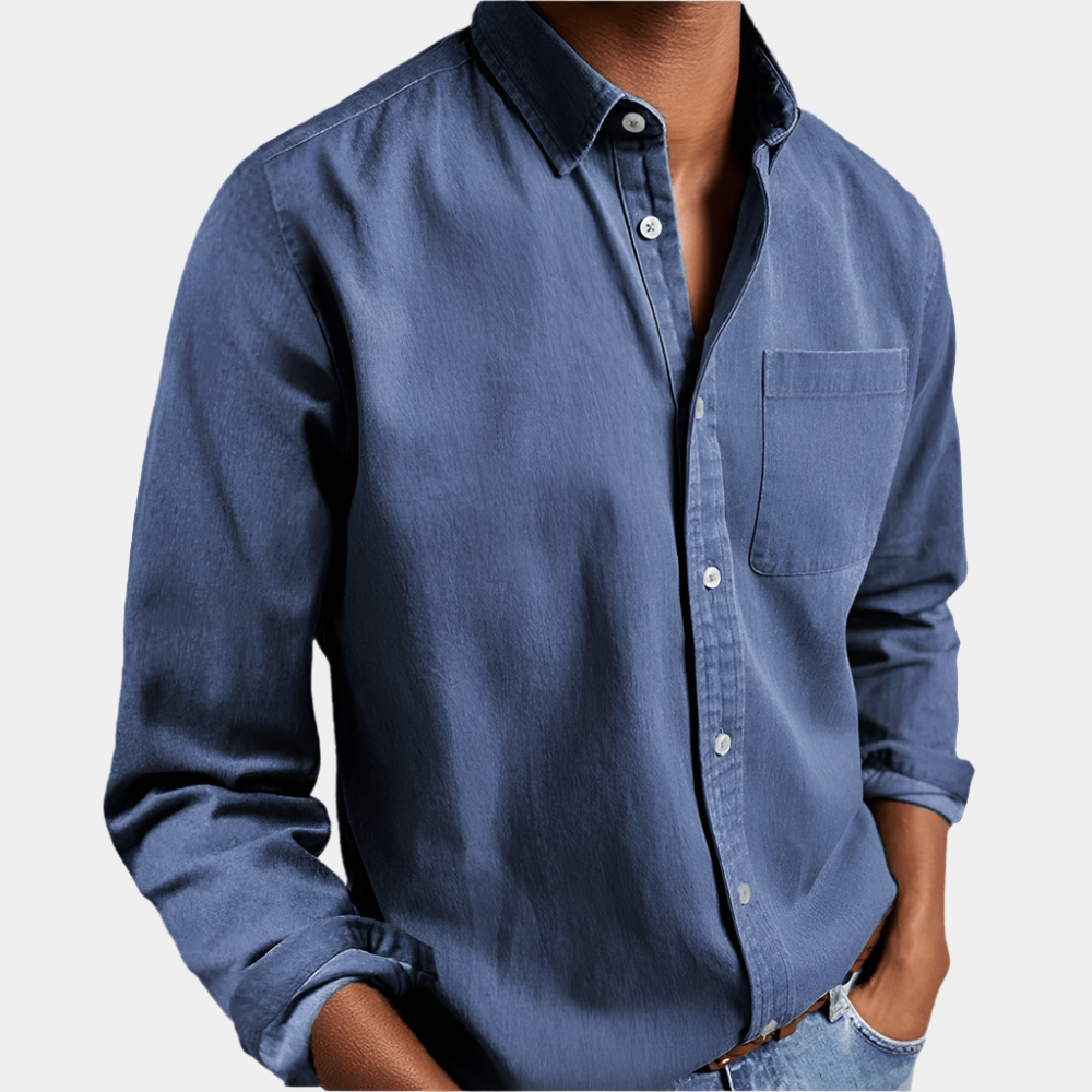 Calix - Polo élégant et confortable pour hommes Bleu