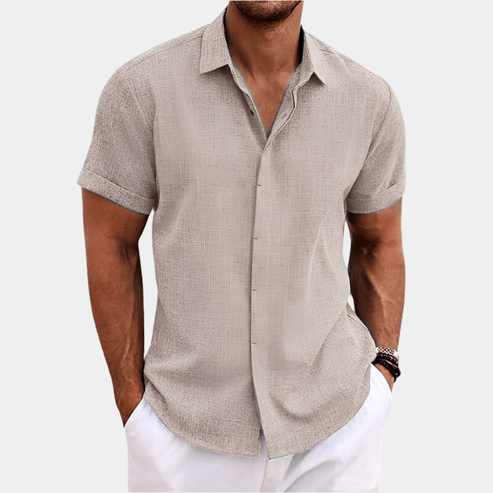Ivan - Polo élégant et confortable pour homme Kaki