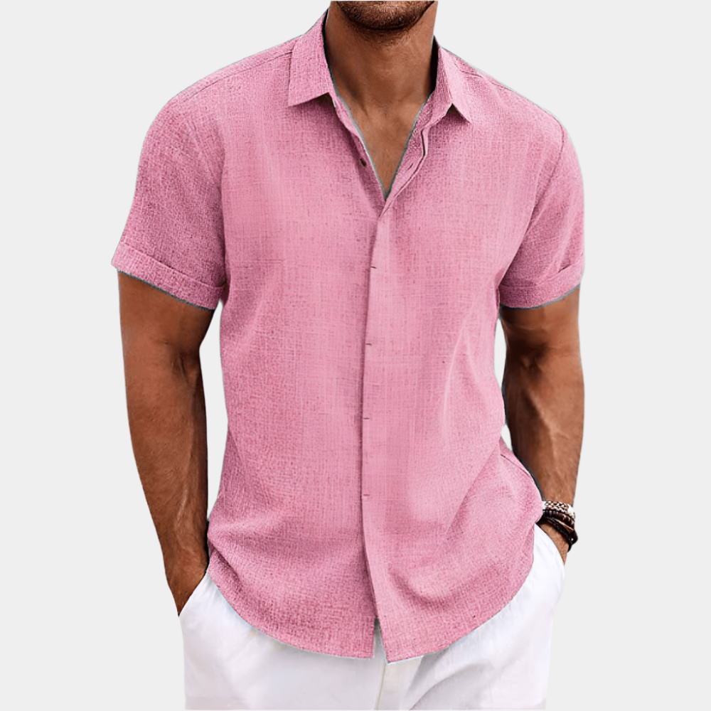 Ivan - Polo élégant et confortable pour homme Rose