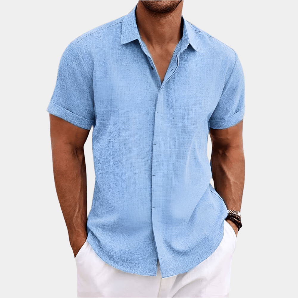 Ivan - Polo élégant et confortable pour homme Bleu Clair