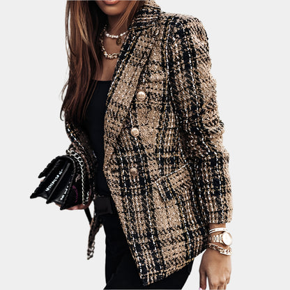 Agnes - Blazer élégant et chic pour femme Brun
