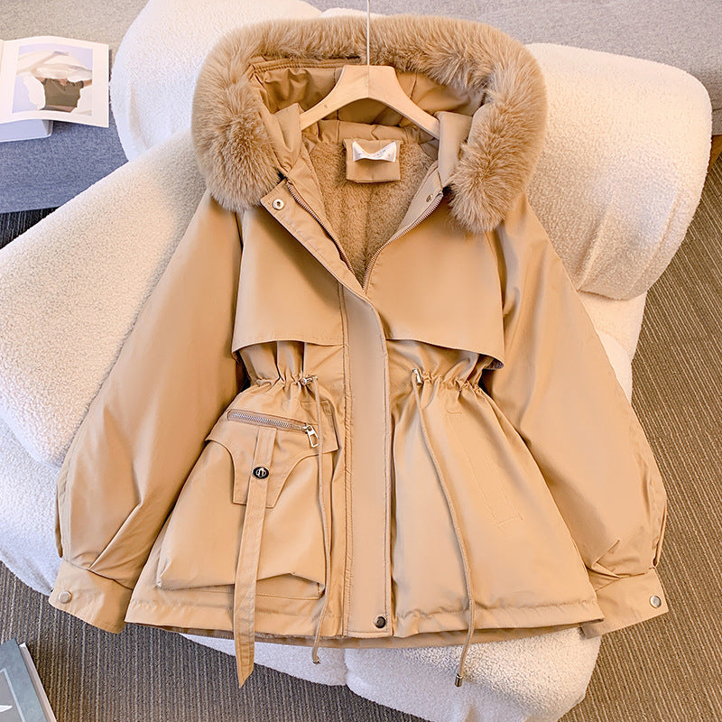 Clara – Manteau d'hiver en cachemire ultra-chic et confortable Kaki