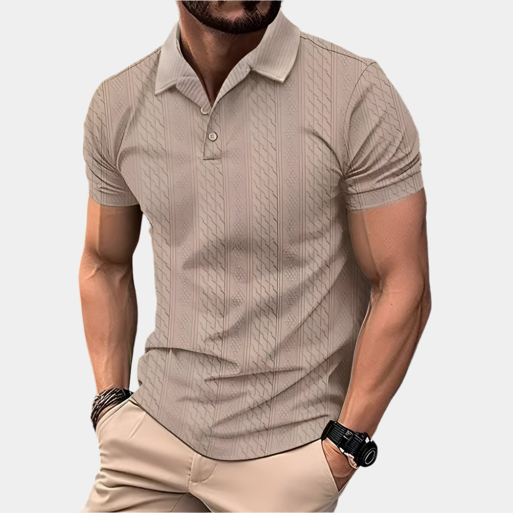 Zion - Polo élégant pour homme Kaki