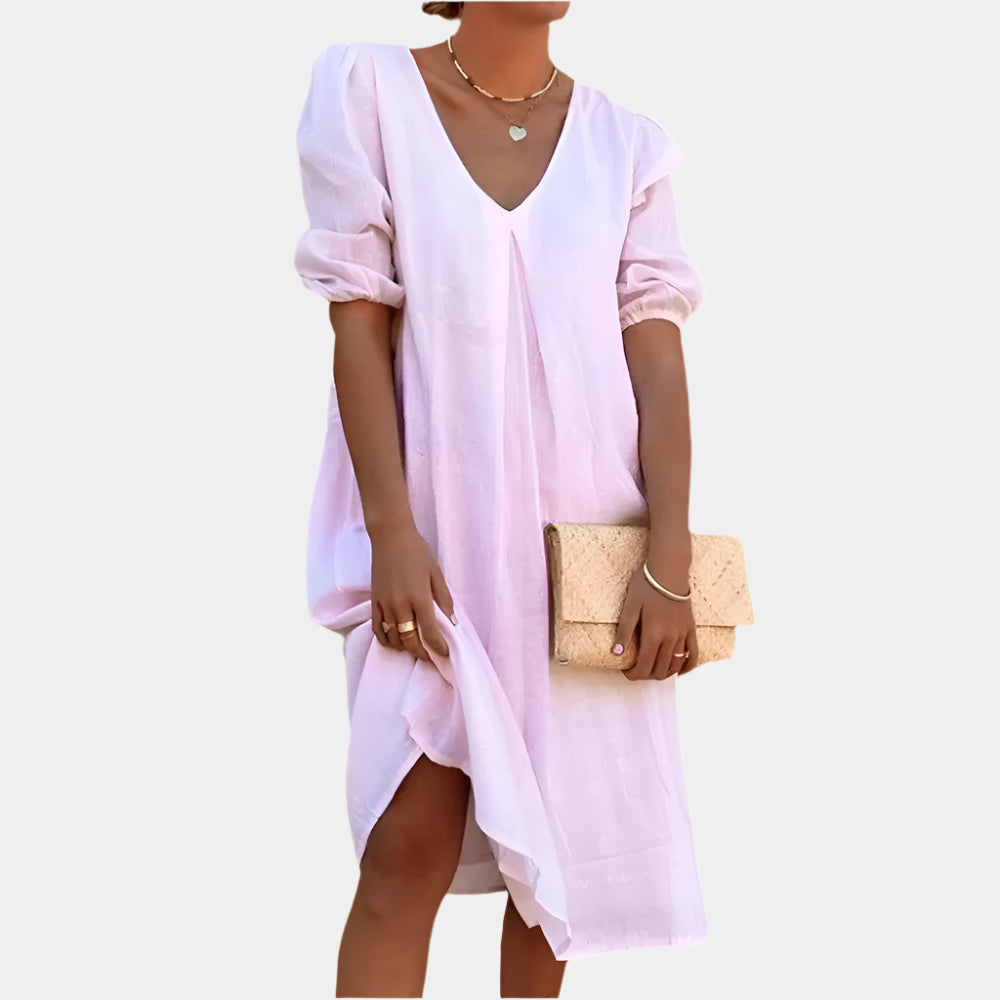 Alexandra - Robe longue élégante pour femmes Pourpre