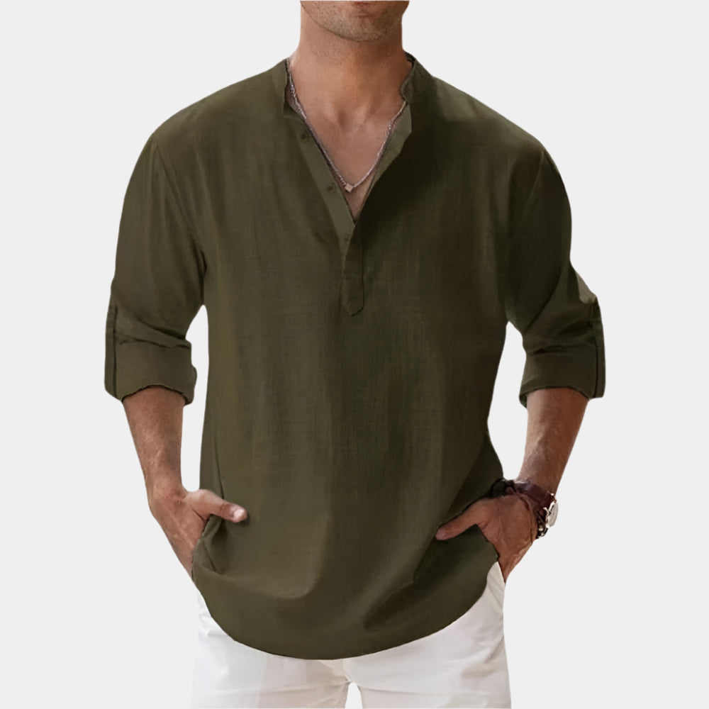 Mateo - Chemise élégante et confortable pour hommes Vert
