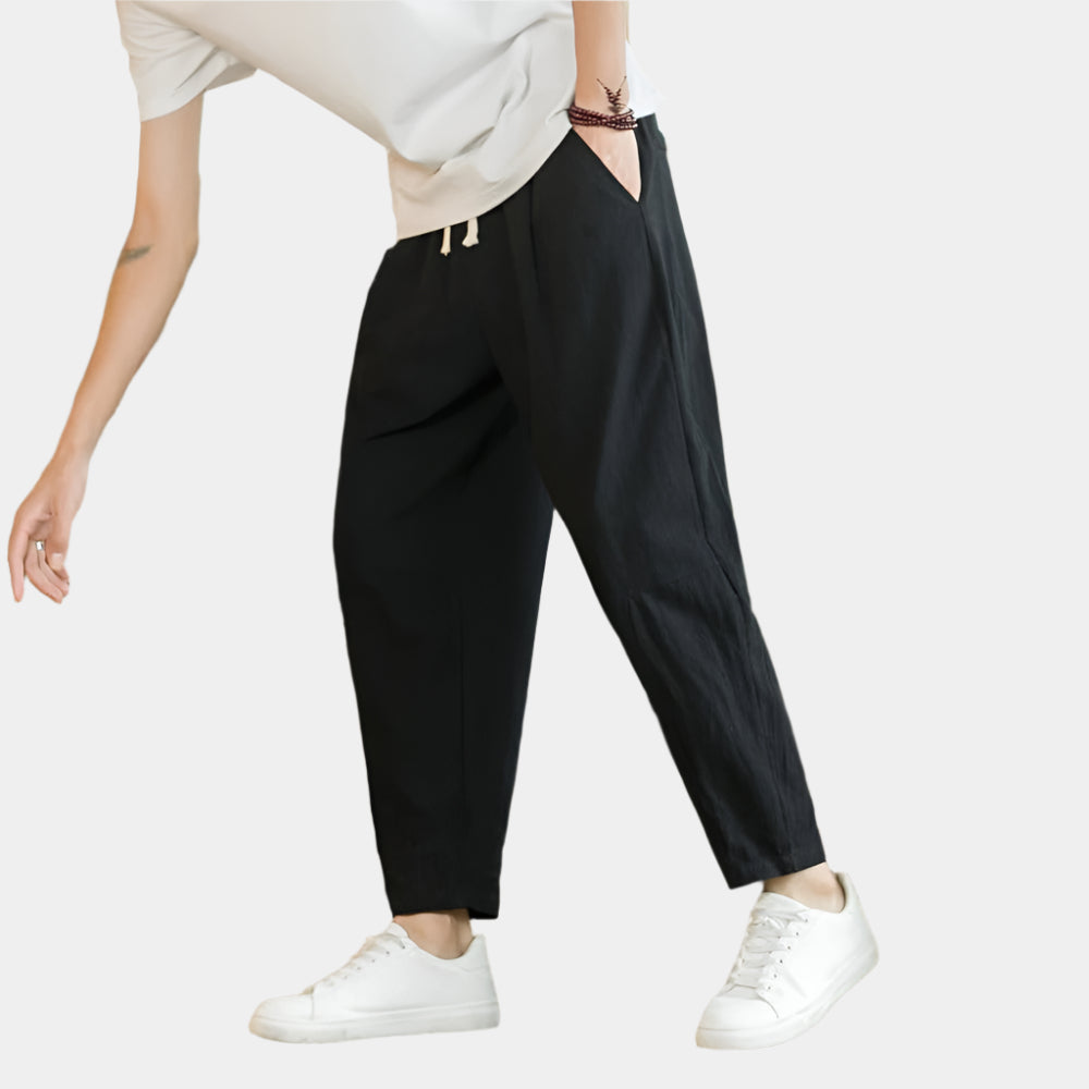 Cristopher - Pantalons confortables et élégants pour hommes Noir