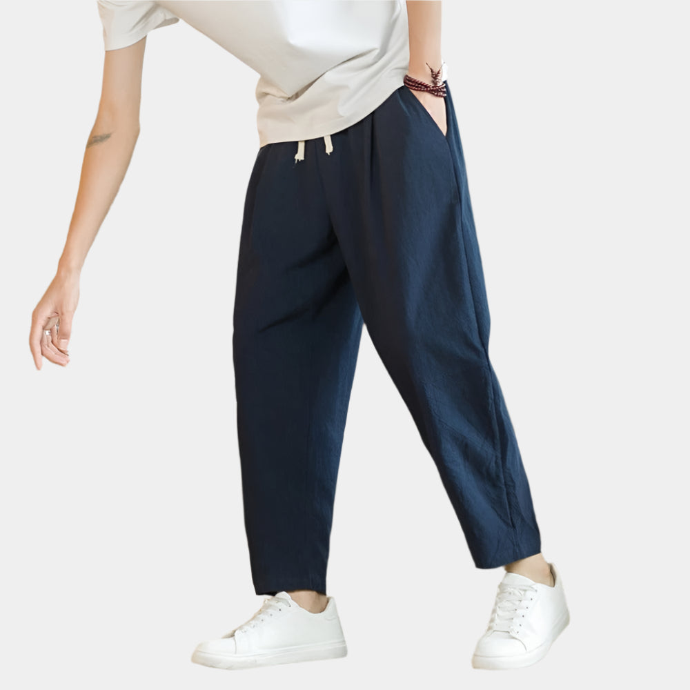 Cristopher - Pantalons confortables et élégants pour hommes Marine Bleu